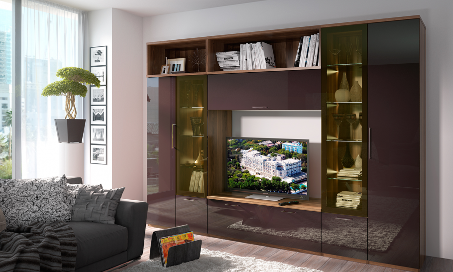 Шатура стенка Римини шоко