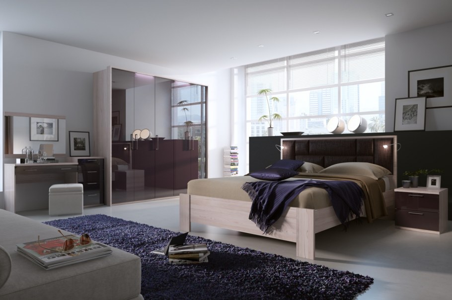 Римини мокко Шатура спальня