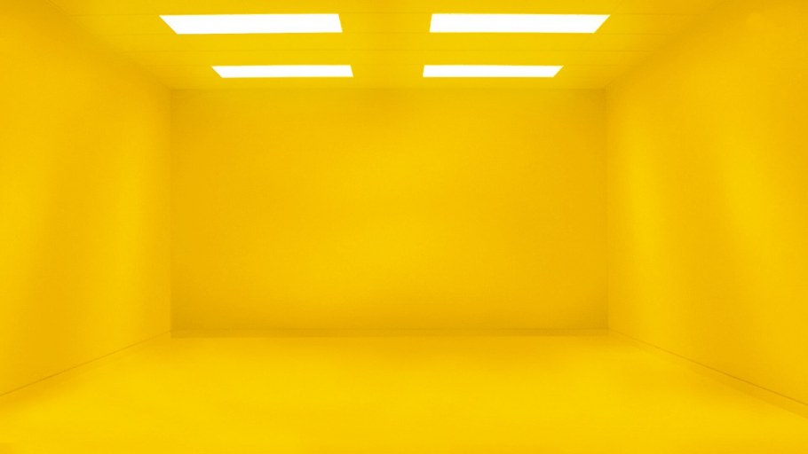 Интерьер в желто оранжевых тонах