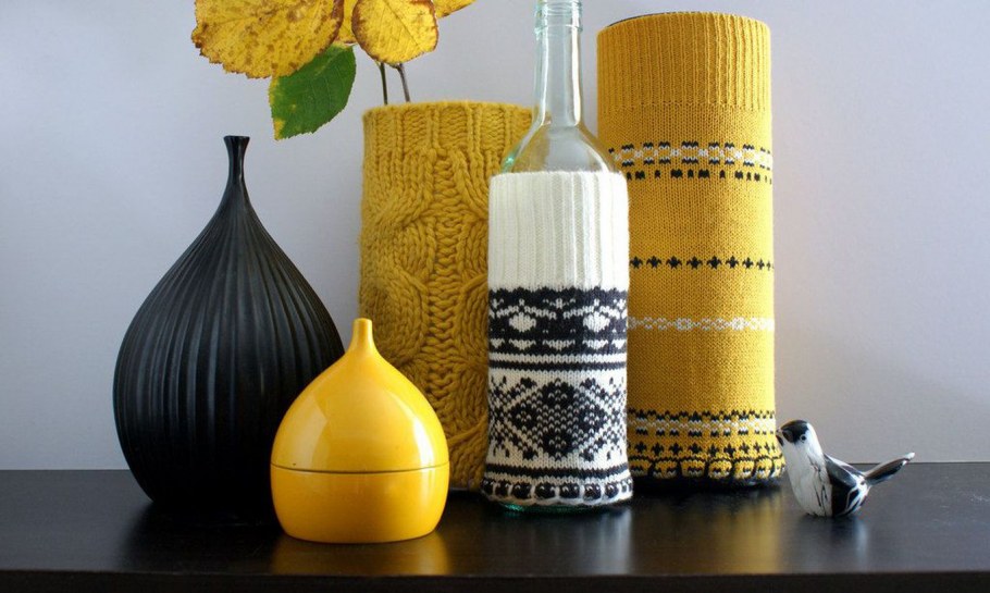 Вязаные предметы интерьера