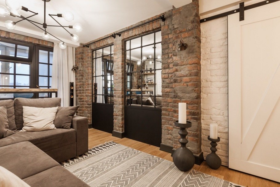 Однокомнатная хрущевка в стиле лофт