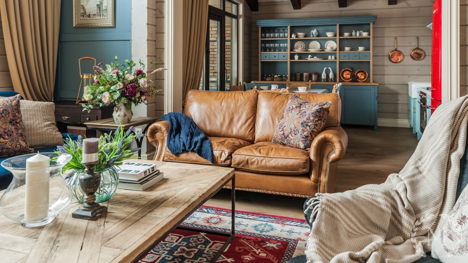 Гостиная в стиле Кантри