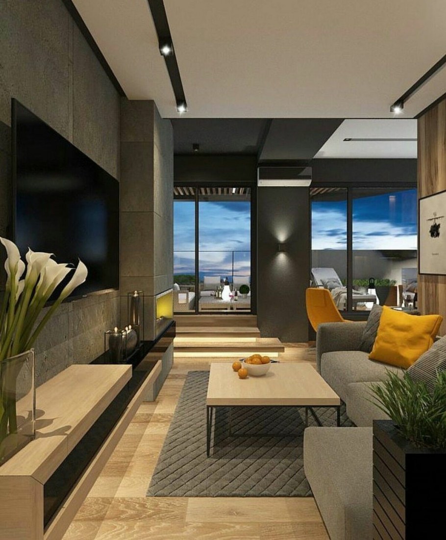 Кухни гостиные с панорамными окнами