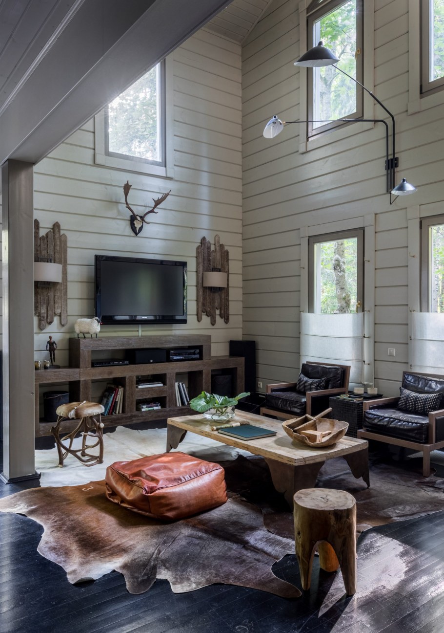 Интерьер деревянного дома