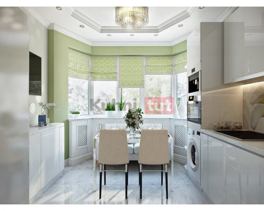 Кухня с эркером п44т Лорето