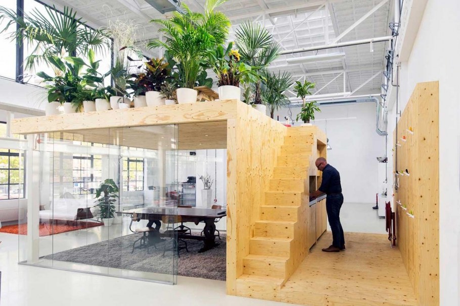 Офис open Space Loft