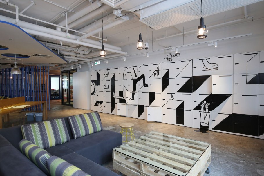 Коворкинг пространство интерьер