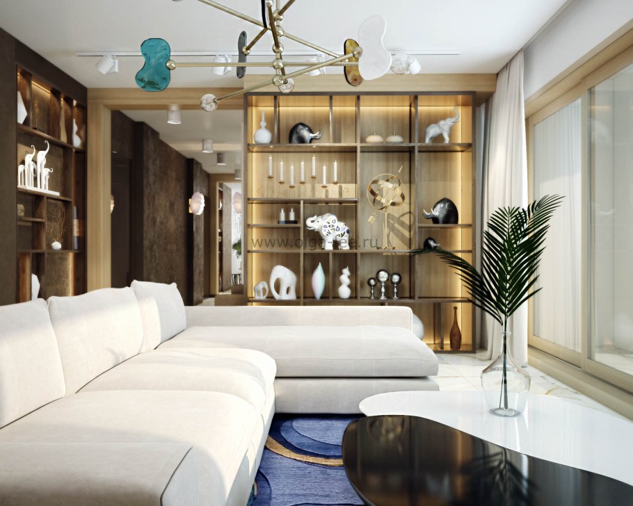 Кухня-гостиная в английском стиле