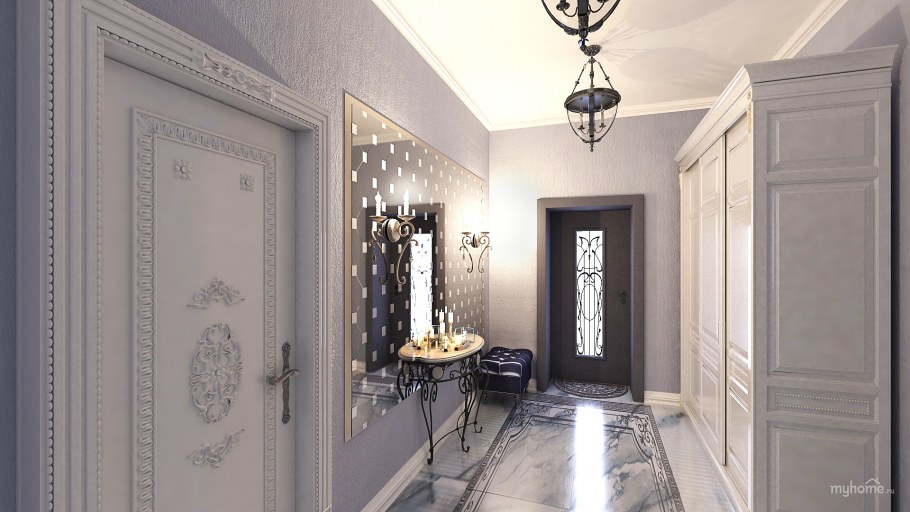 Прихожая Холл Неоклассика