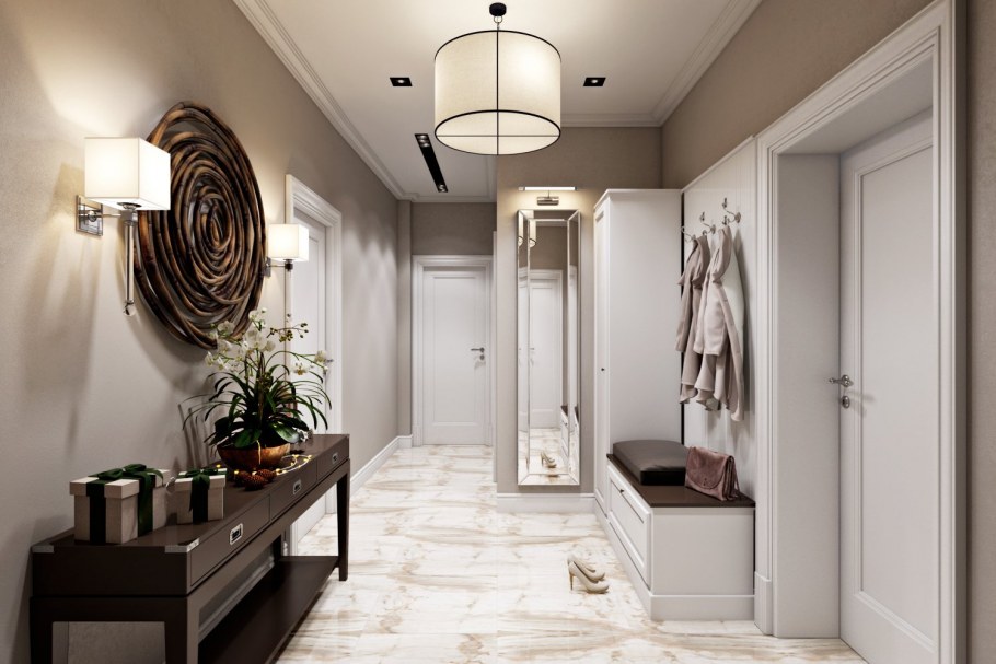 Стильная прихожая Холл