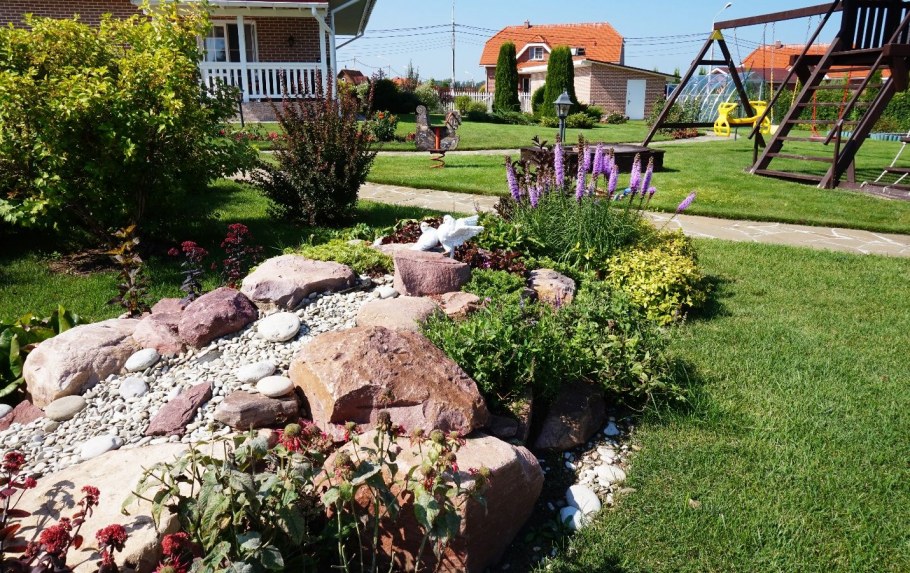 Рокарий гравийный сад