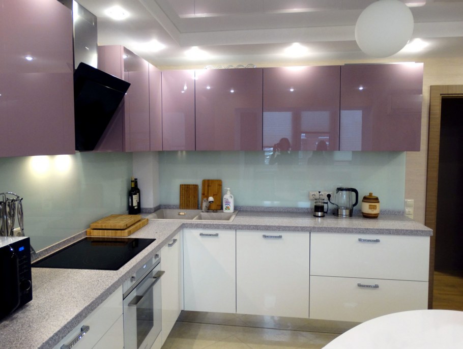 Кухня пластик Сидак Лаванда