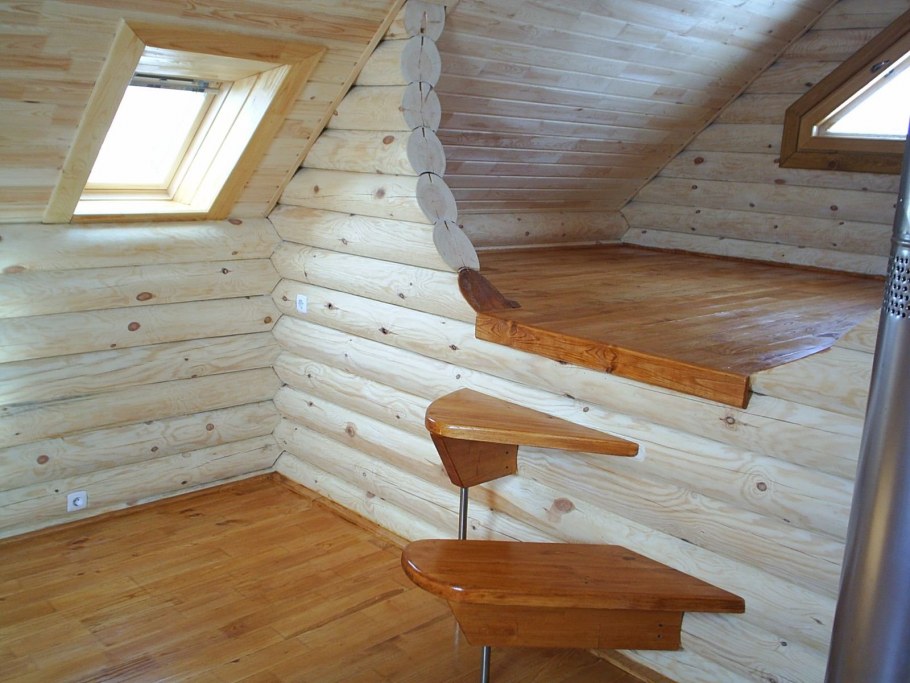 Отделка дома из сруба внутри