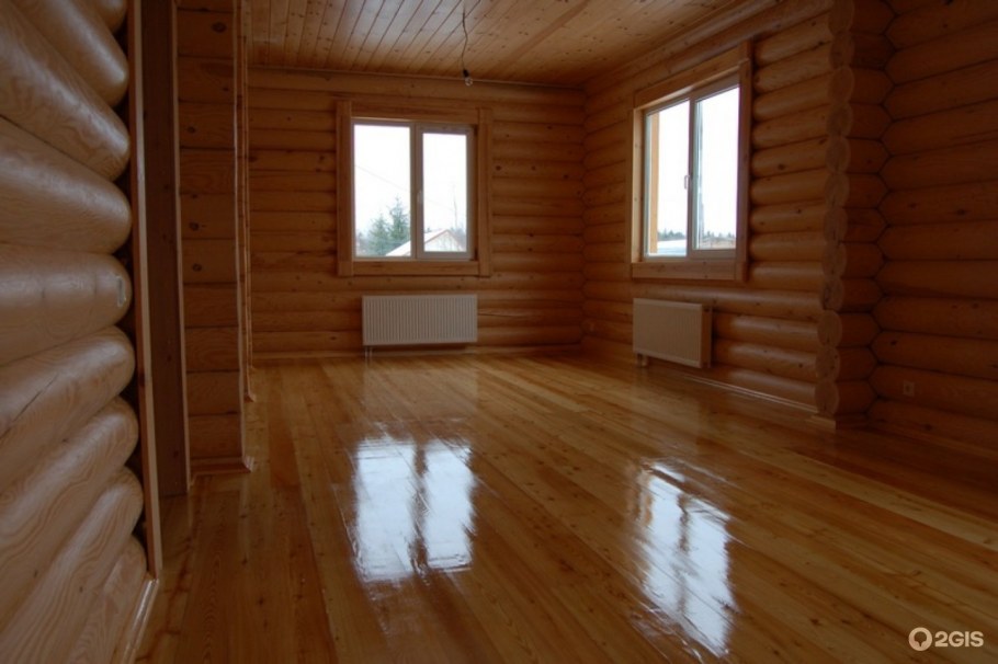 Отделка сруба внутри