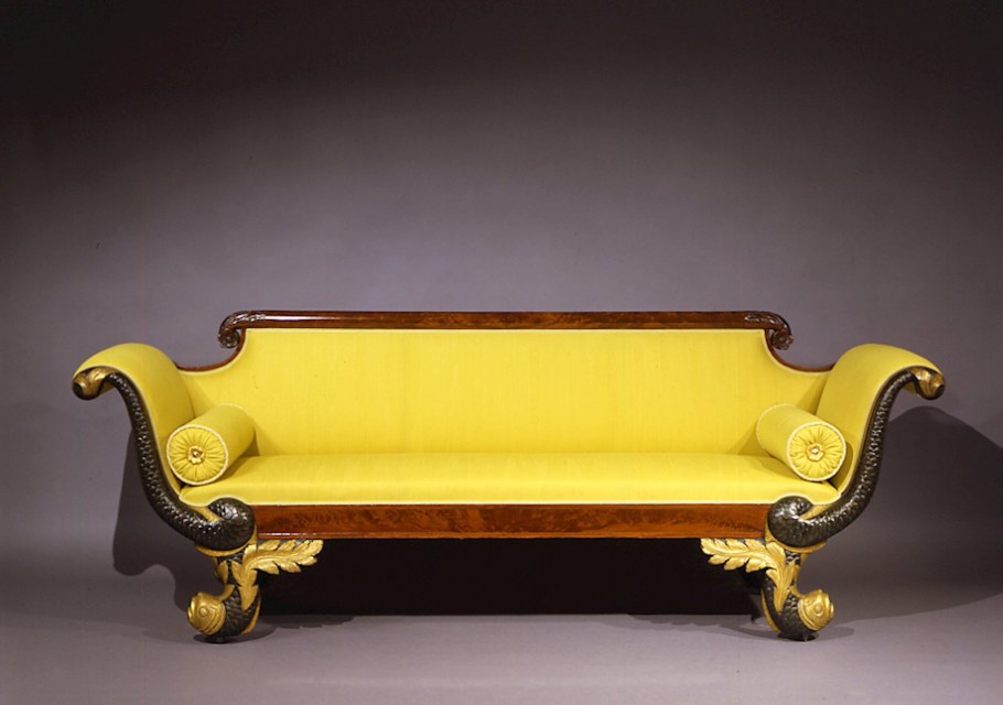 Египетский стиль в интерьере кабинета