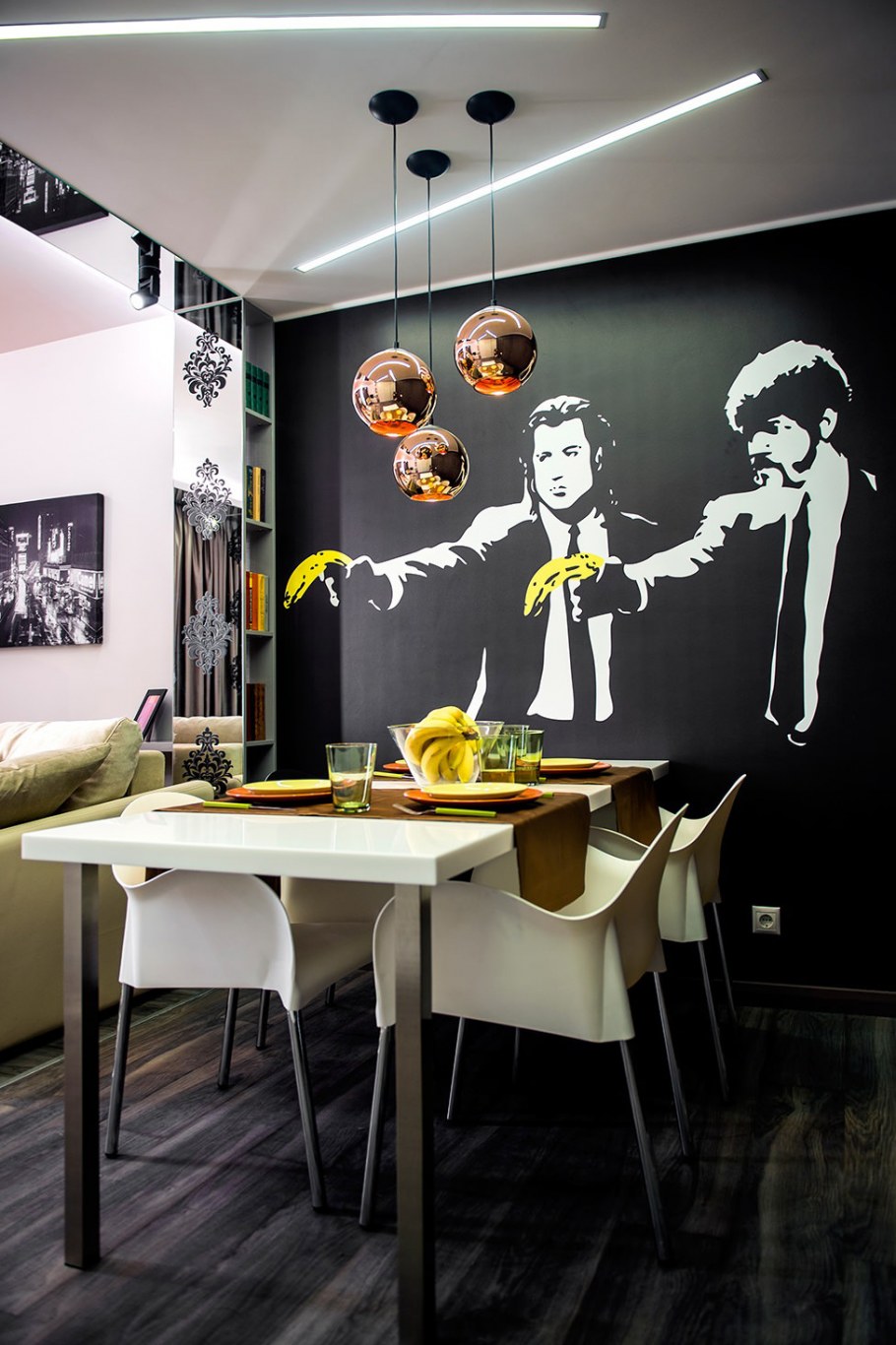 Поп-арт в интерьере кухни