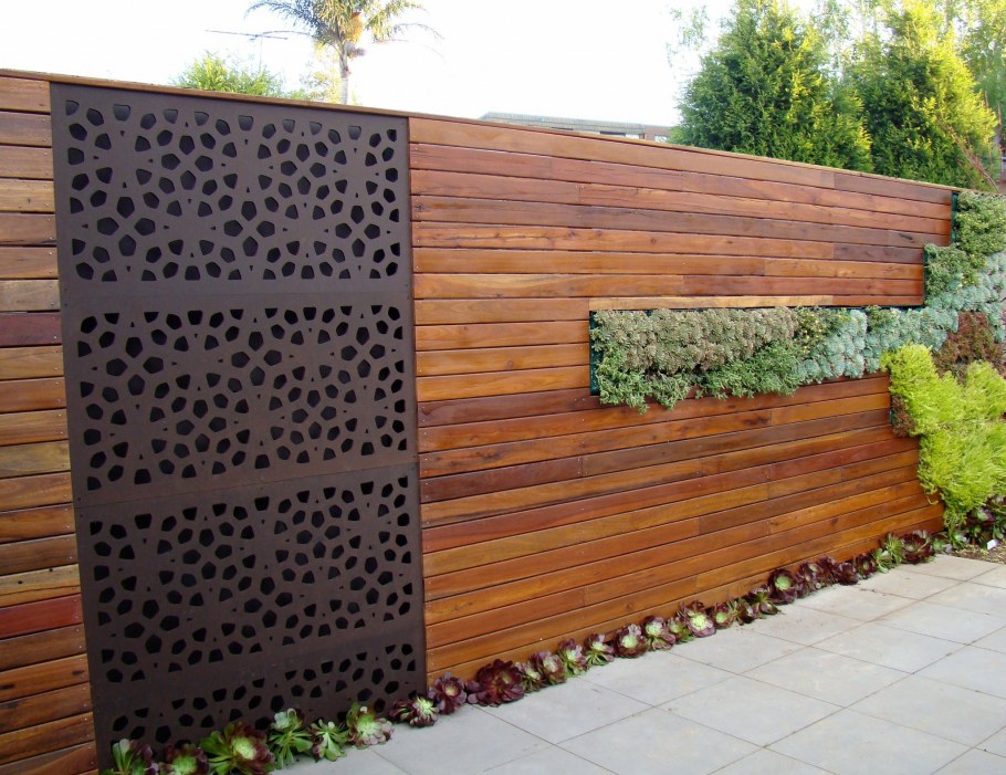 Corten Steel Fence
