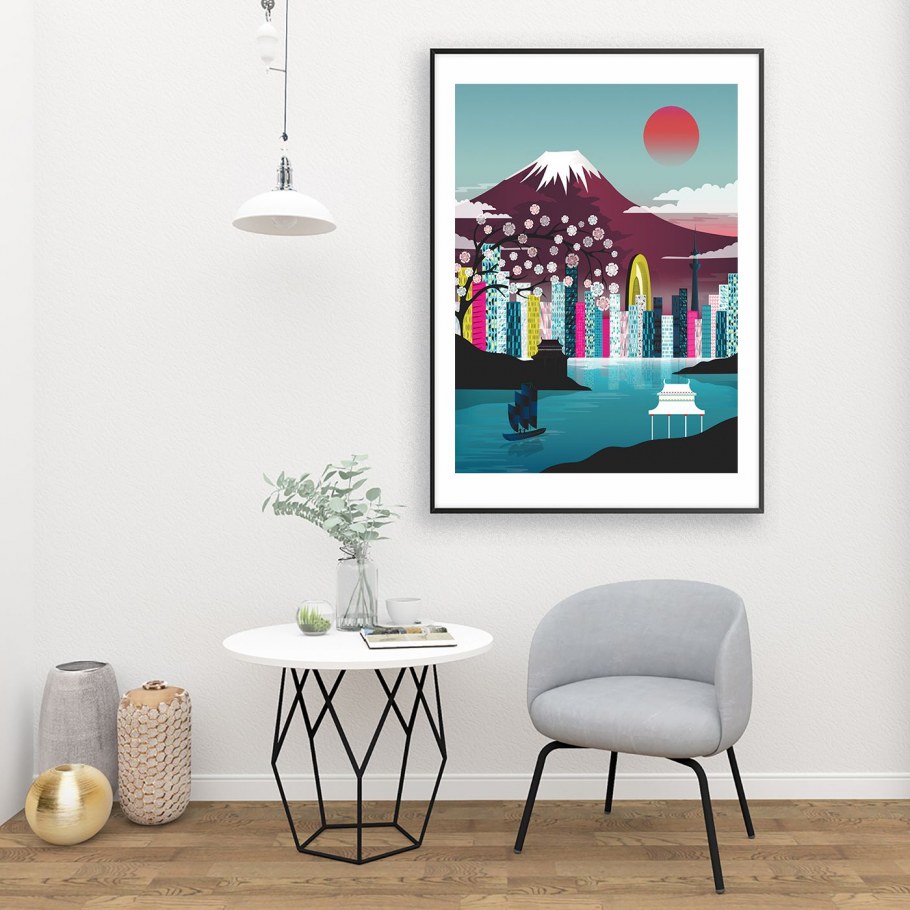 Спальня в японском стиле