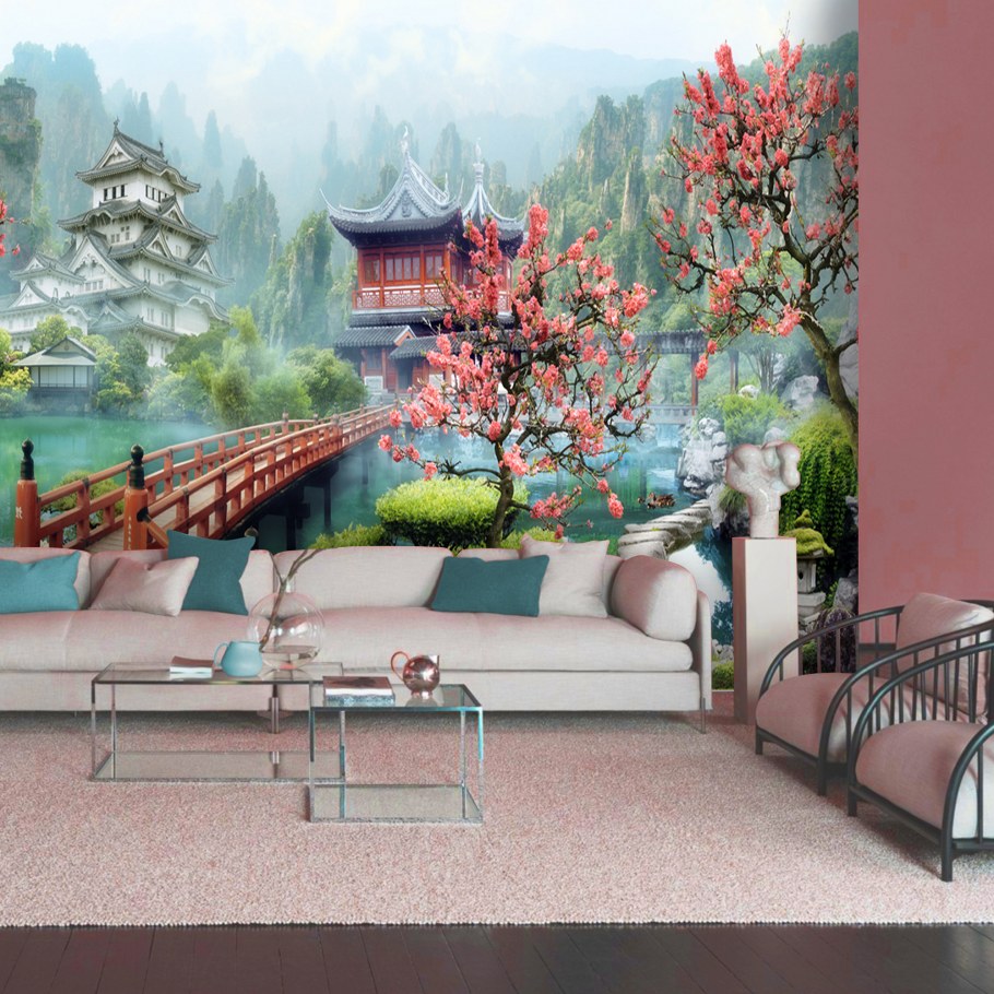 Фрески в японском стиле