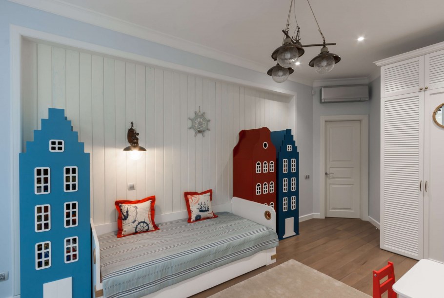 Отделка стен в детской комнате