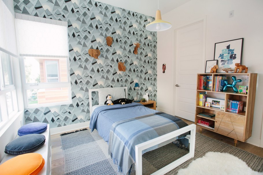 Акцентная стена в детской