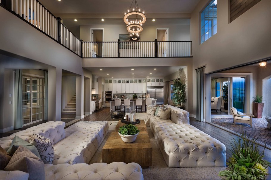 Шикарные гостиные комнаты