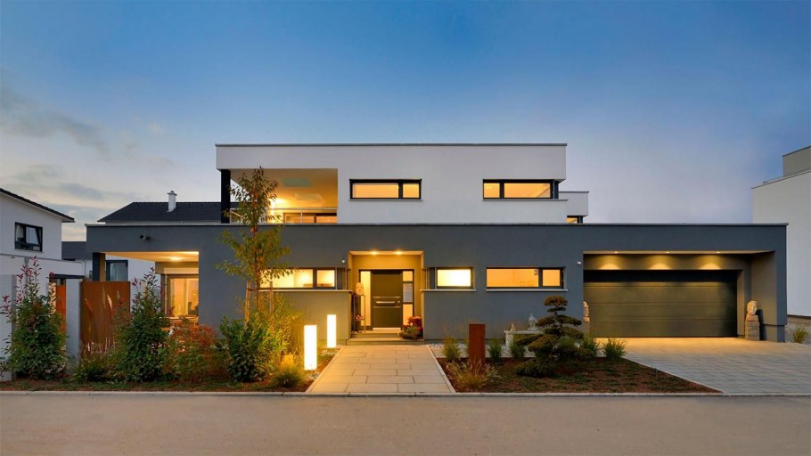 Баухауз архитектура загородный дом