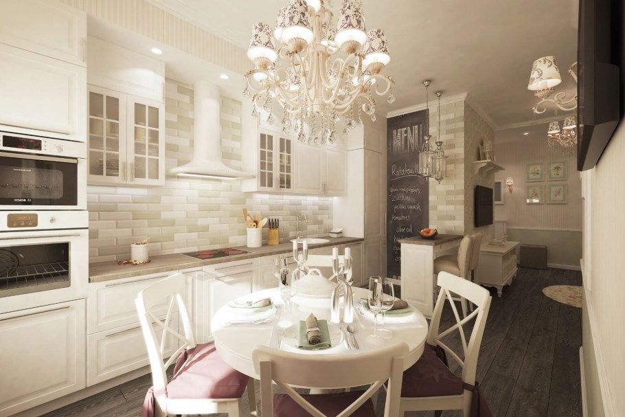 Прованс в интерьере квартиры двухкомнатной