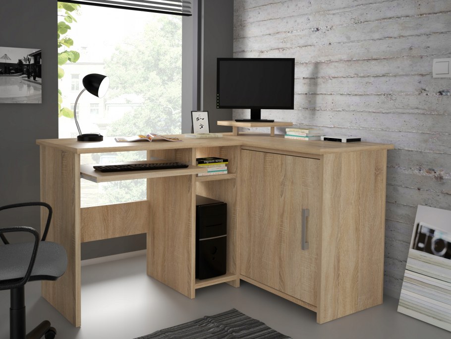 Кито сб-2608 стол компьютерный дуб сонома
