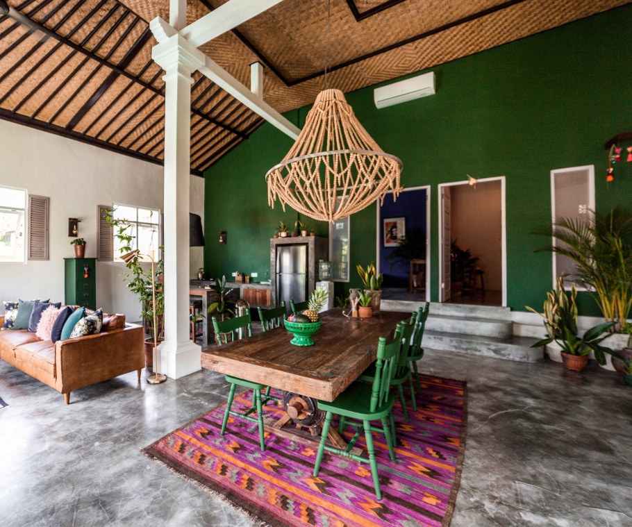 Дуб Шато в интерьере кухни цвета компаньоны