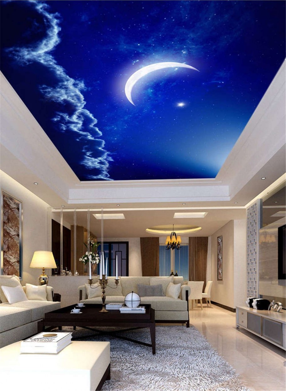 Натяжной потолок небо