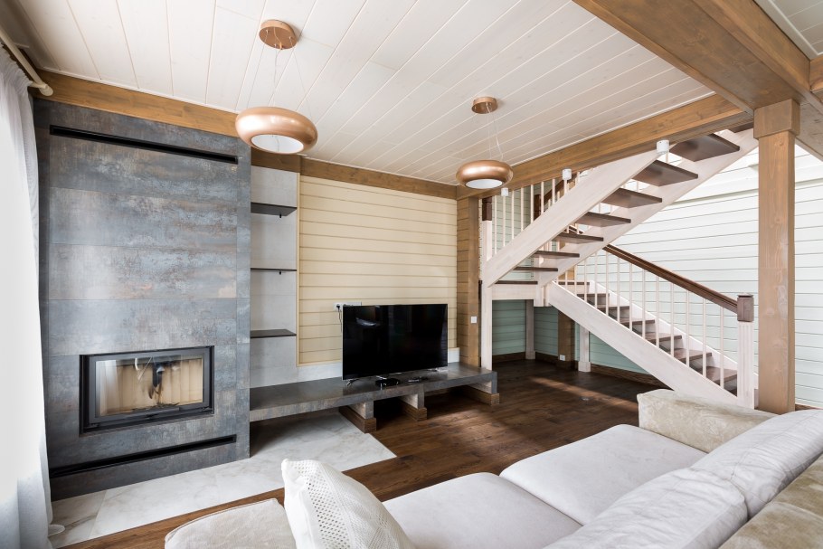 Подсветка второго света в деревянном доме