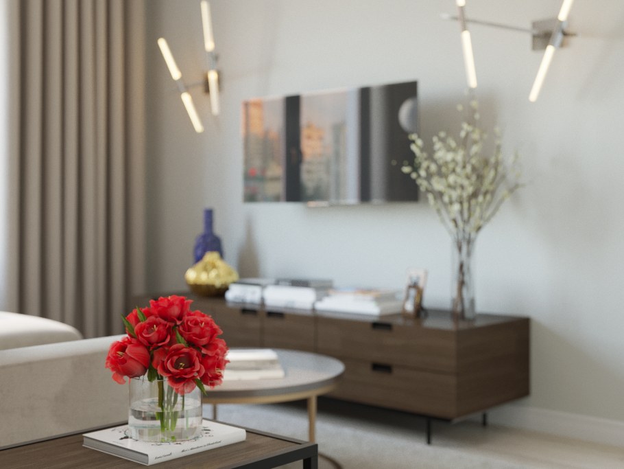 Интерьеры квартир в Сколково парк