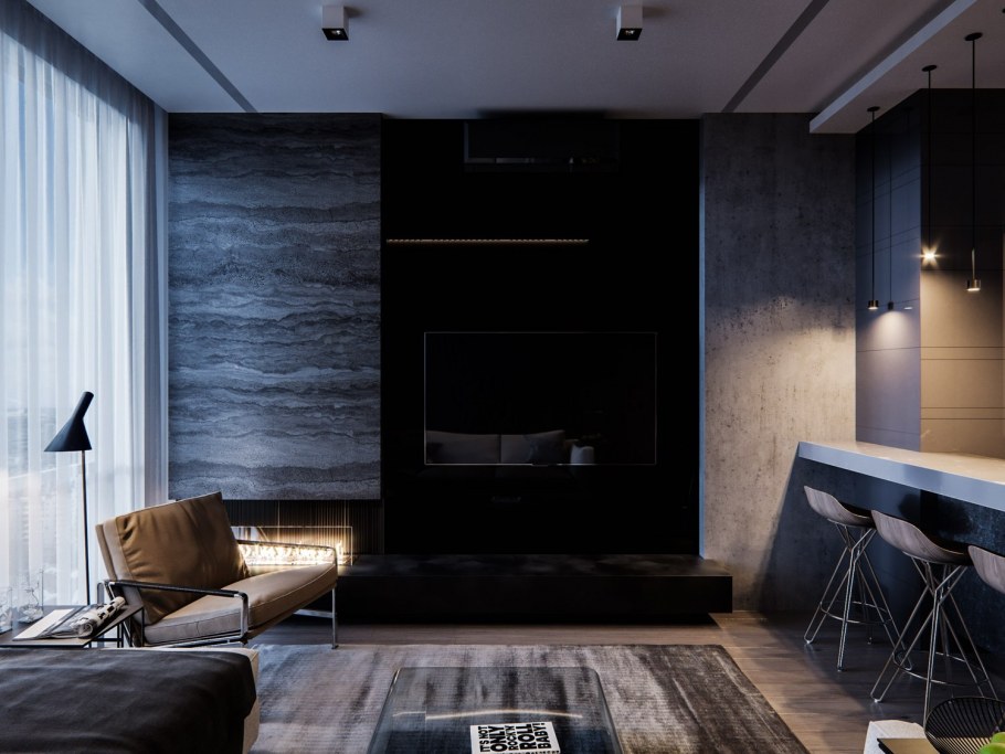 Концепт борд для интерьера Контемпорари