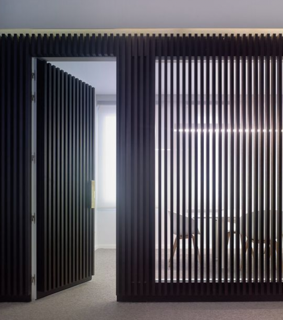 Реечные перегородки