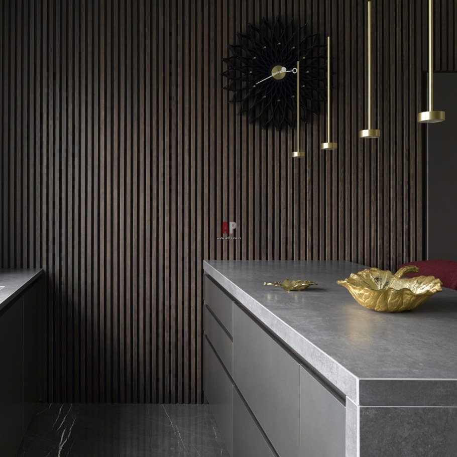 Стеновые панели черные