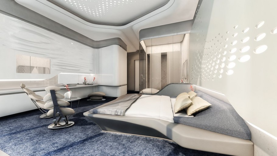 Футуристический стиль в интерьере