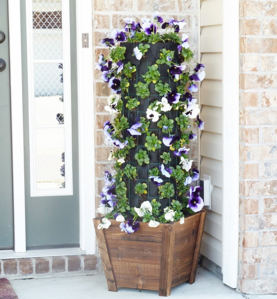 Цветник Flower Tower Цветочная башня