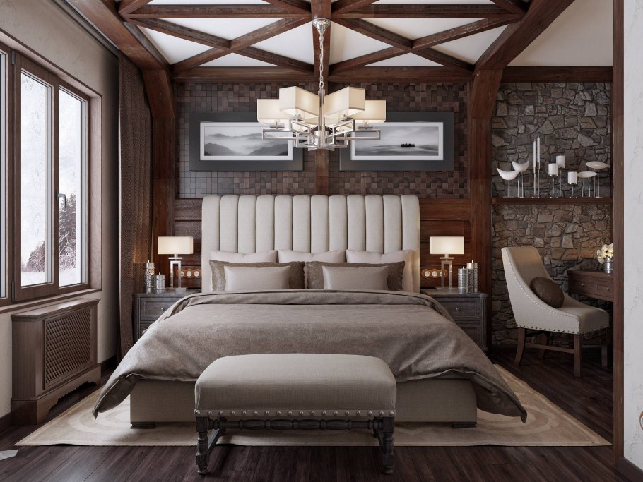 Спальня в баварском стиле