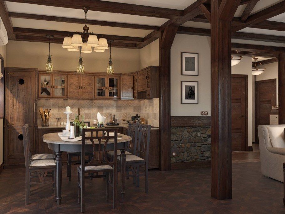 Баварский дом интерьер