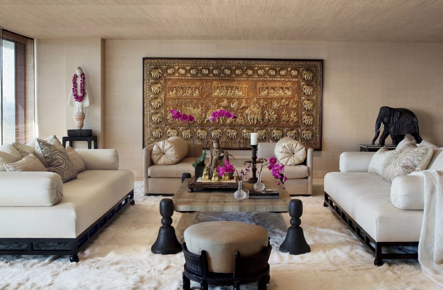 Ковер на стене в интерьере