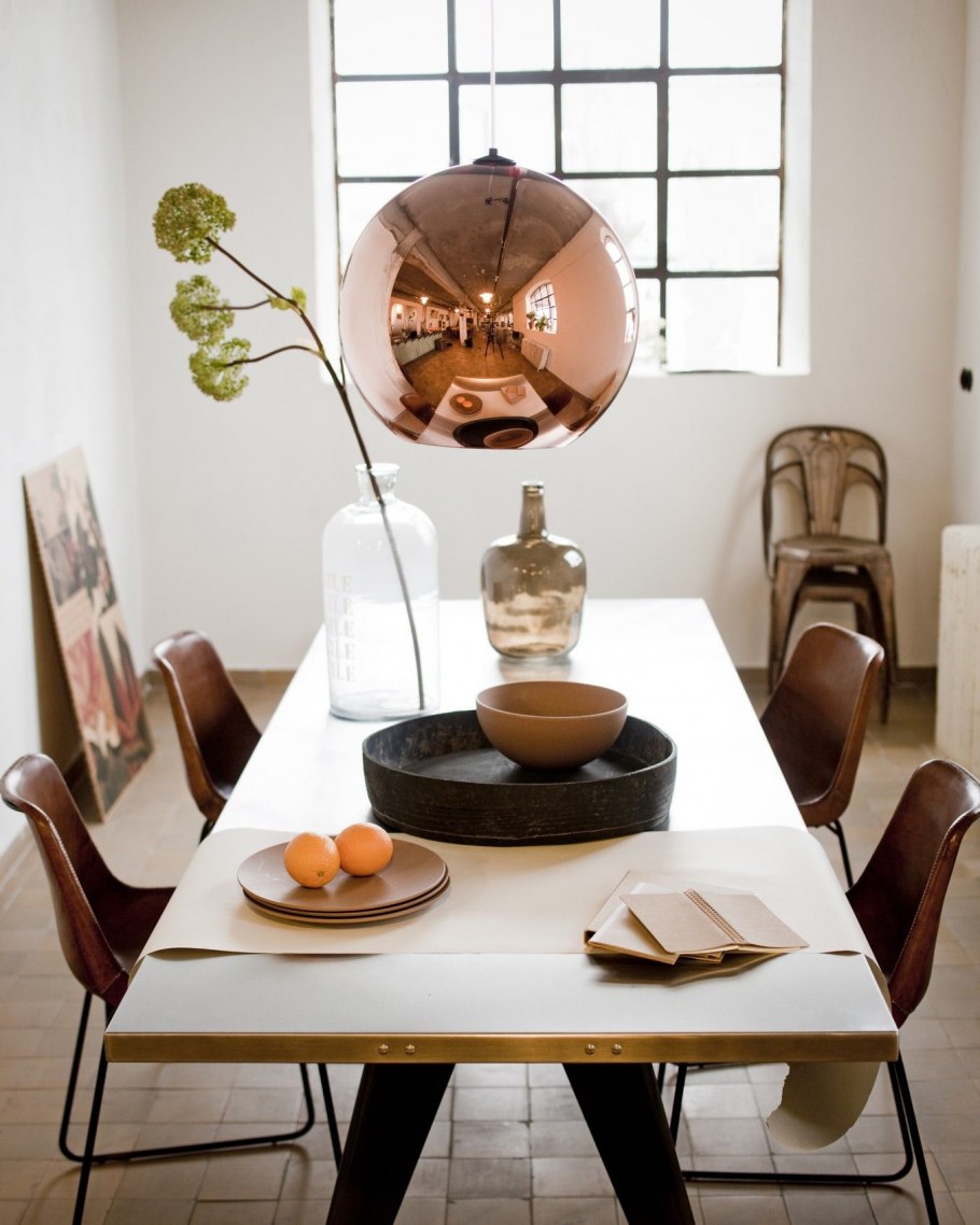 Медный декор в интерьере