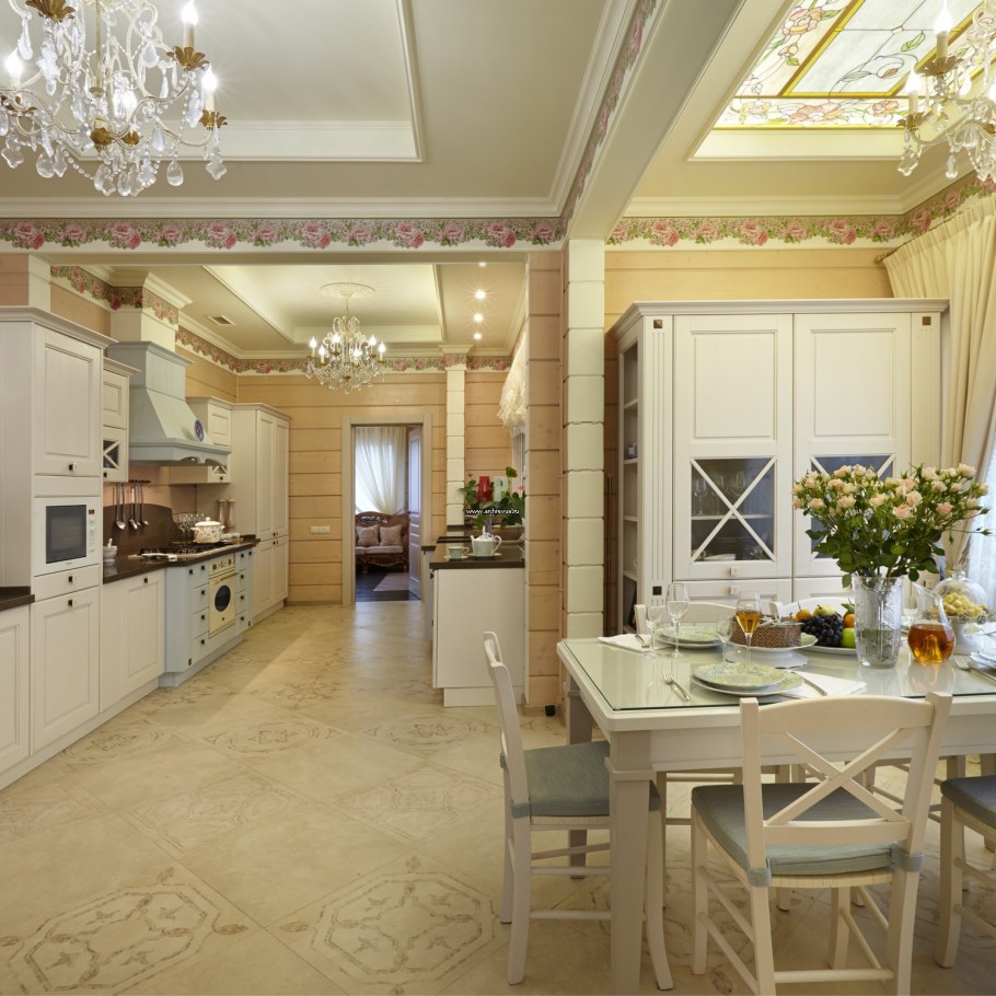 Кухня столовая в стиле Неоклассика