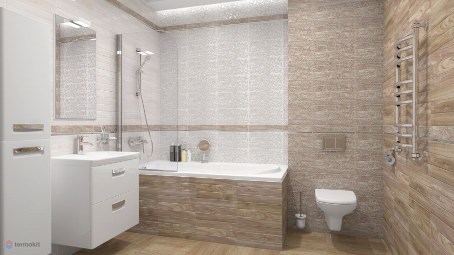 Плитка laparet Bona серый