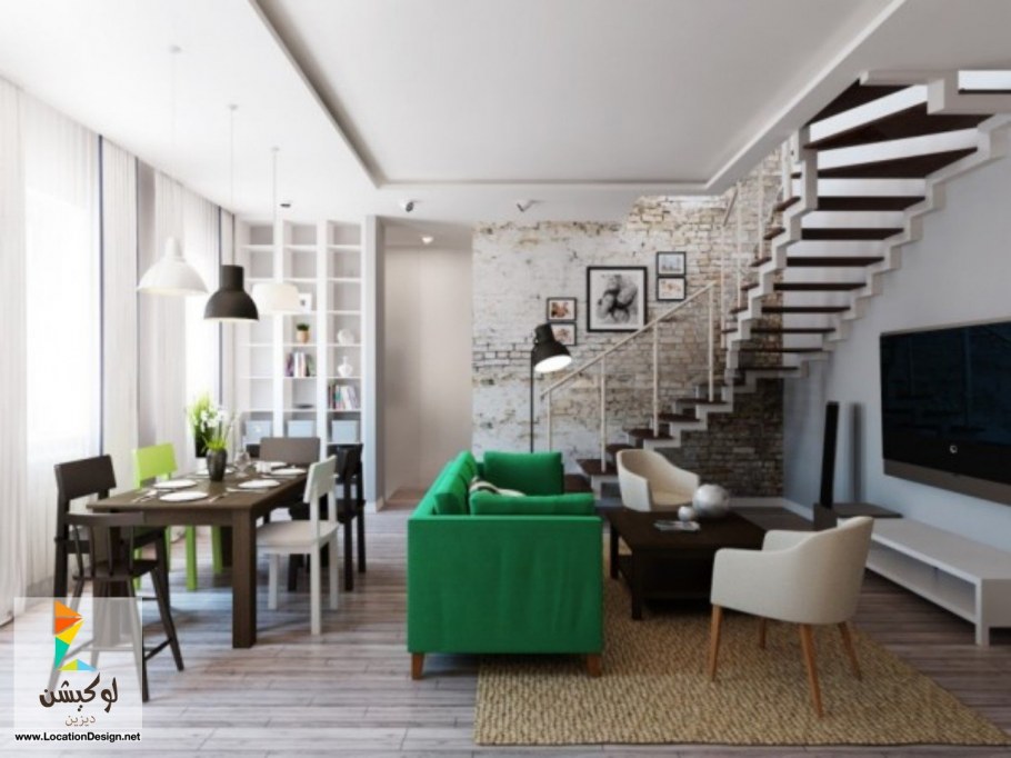 Гостиная в таунхаусе