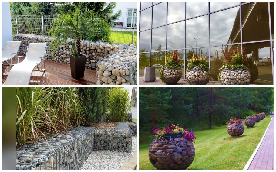 Габион в офисе