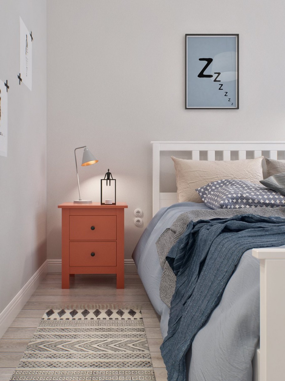 Спальня в стиле Сканди