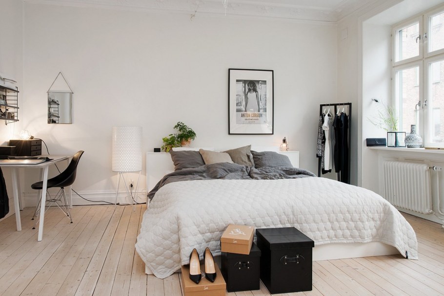 Спальня в стиле Сканди