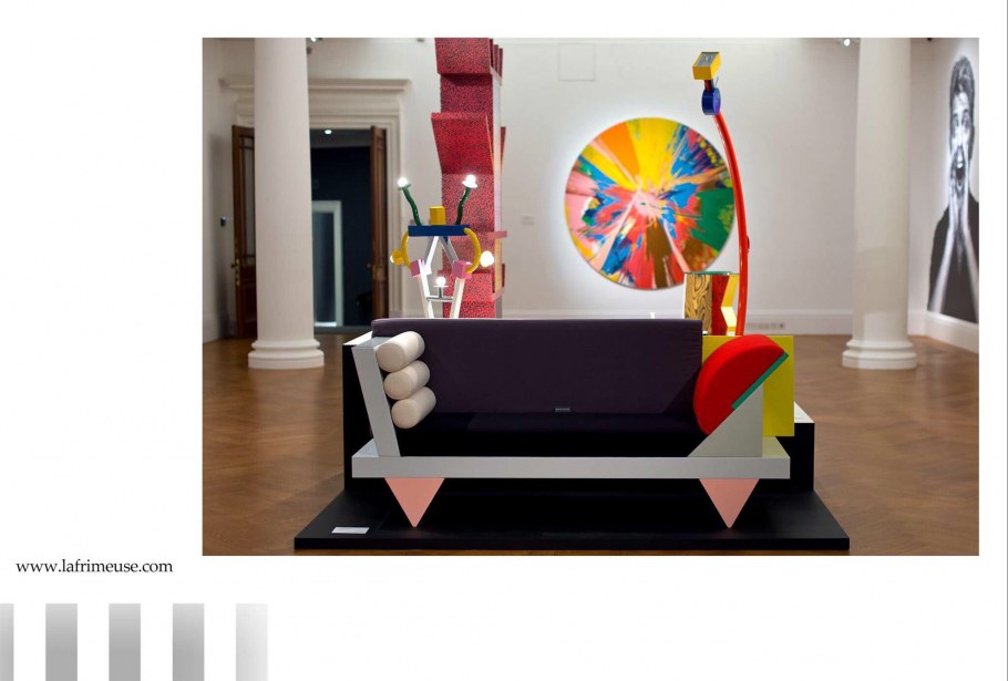 Стиль Мемфис кровать