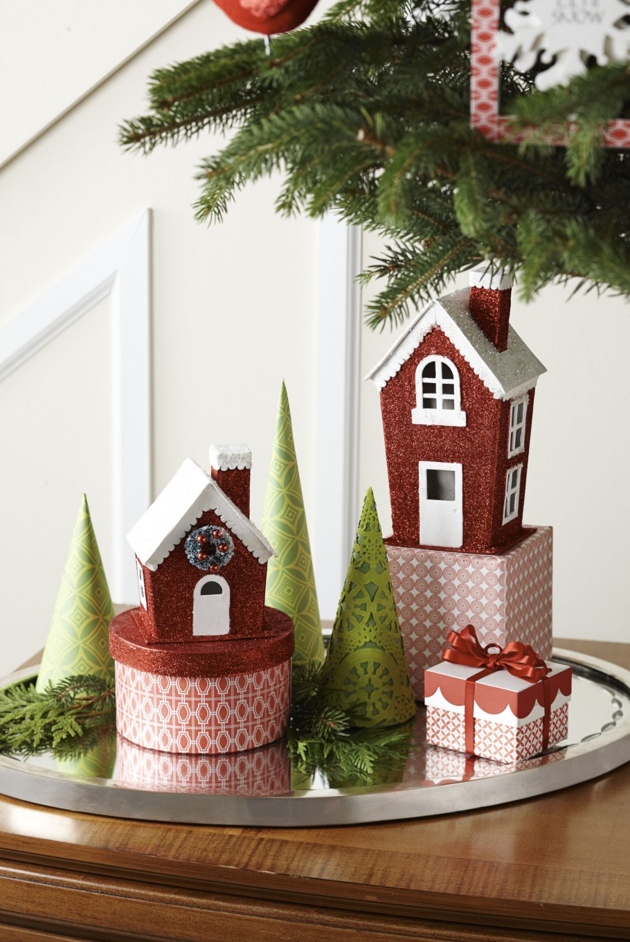 Новогодний декор домики